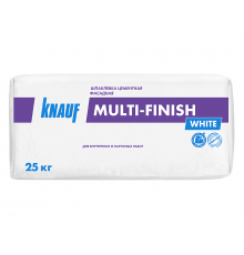 Цементная шпаклевка Кнауф (Knauf) Мультифиниш белый 25 кг